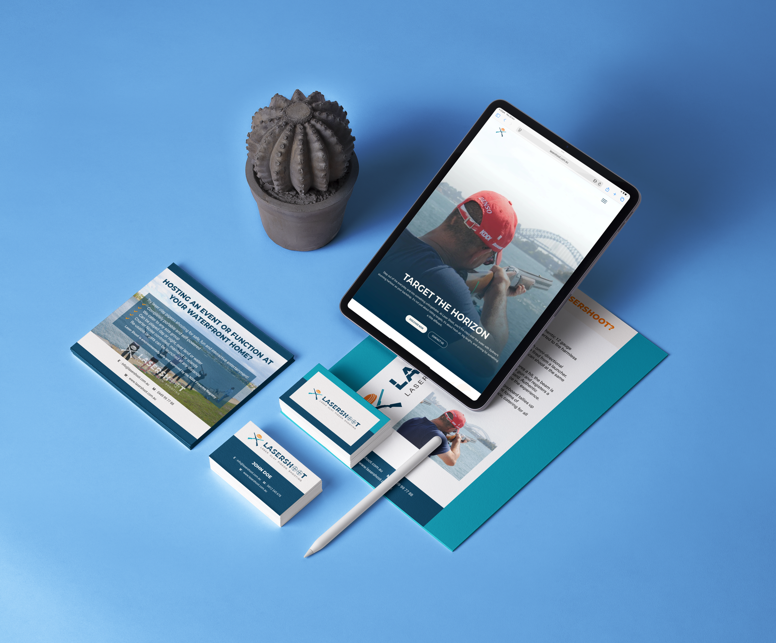 Lasershoot stationery